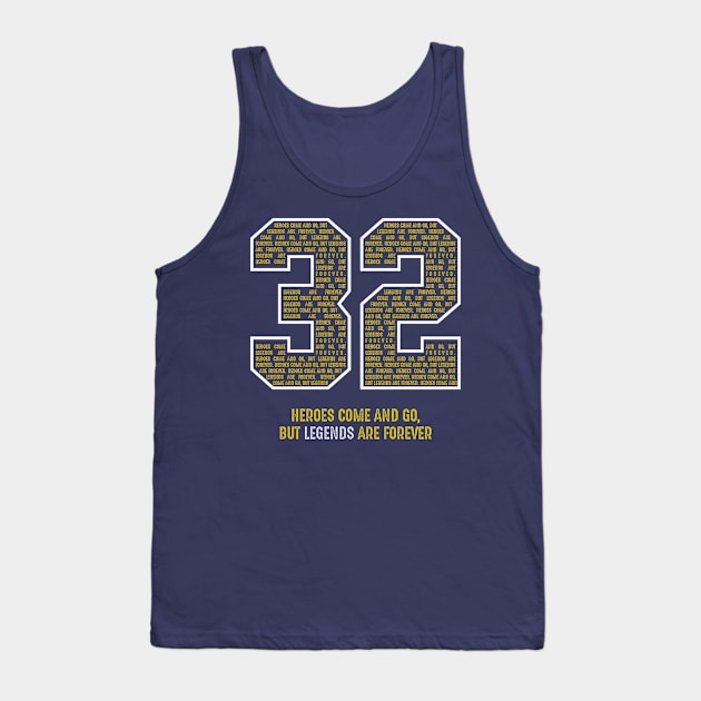 Malone Basketball The Mailman Utah 32 Legend Tank Top by TEEWEB